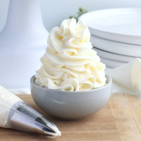 almond buttercream frosting featured image