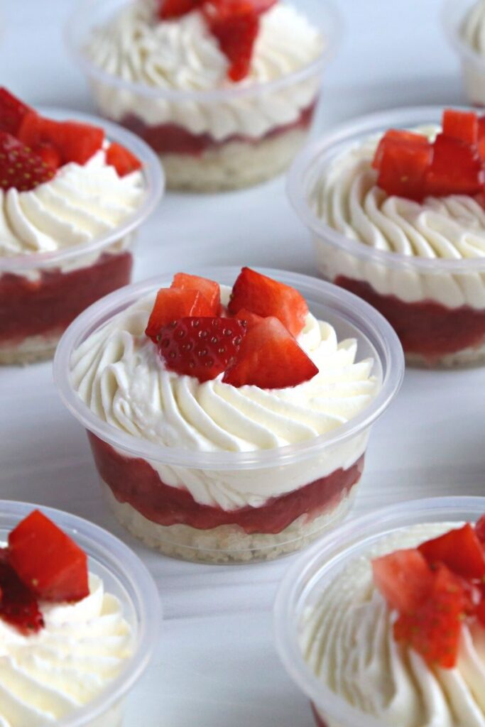 Strawberry Shortcake Dessert Cups - Cake Me Home Tonight