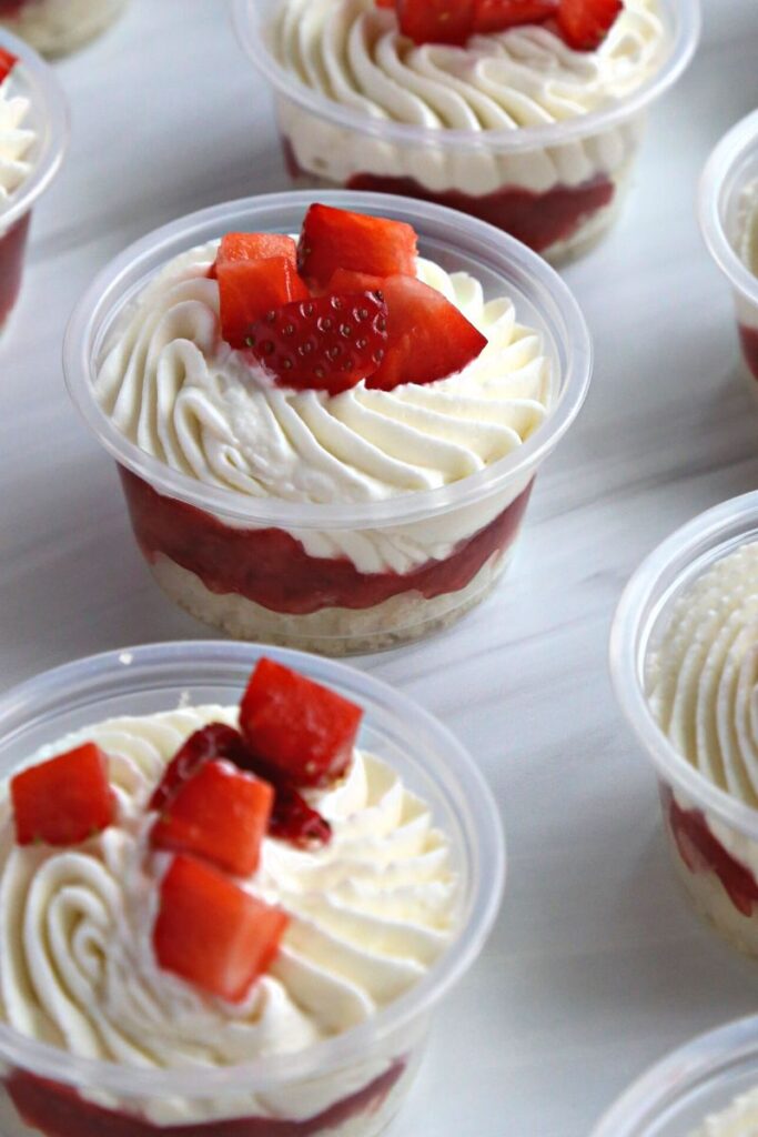 strawberry shortcake dessert cups