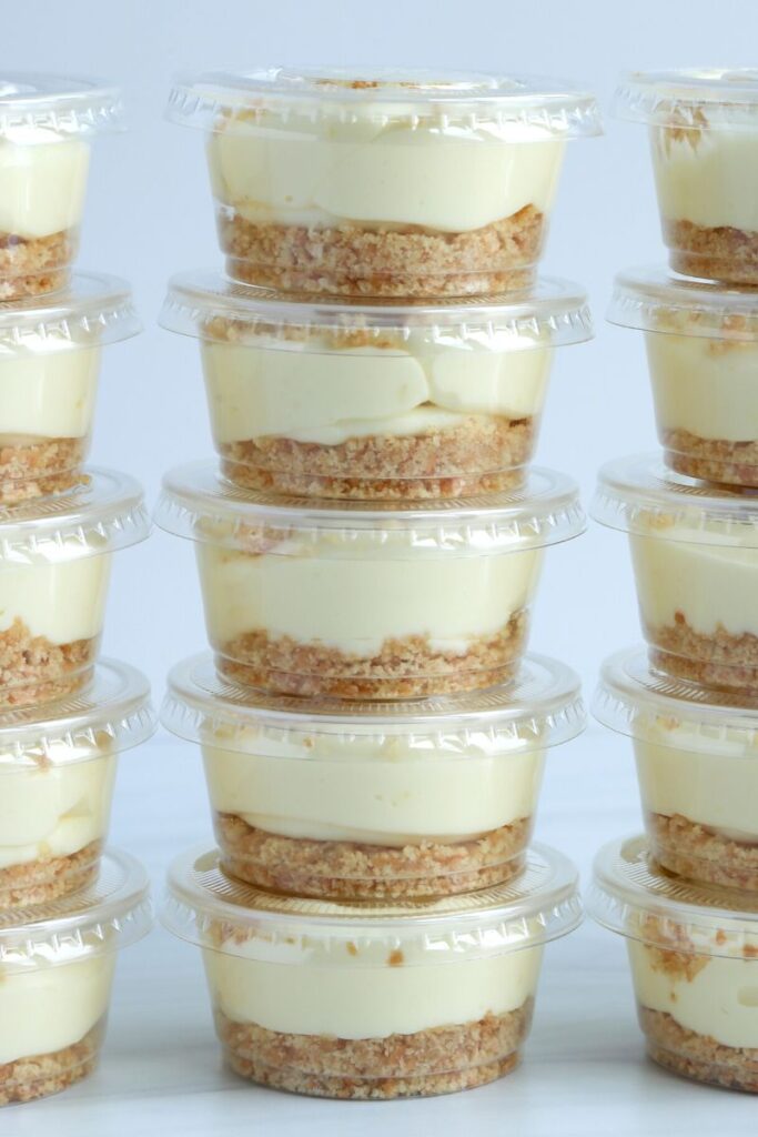 banana cream pie dessert cups