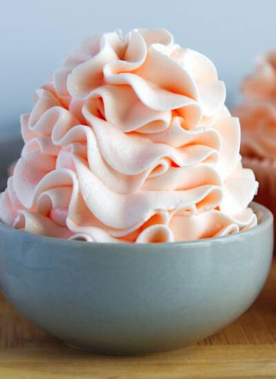 cherry almond buttercream frosting featured image