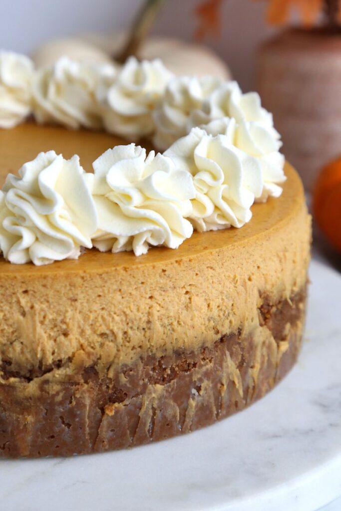 pumpkin spice cheesecake
