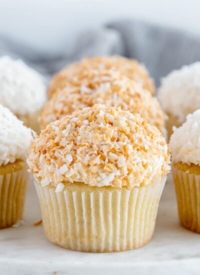 coconut cupcakes featured image