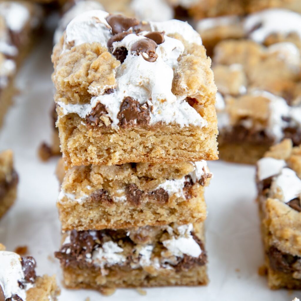s'mores bars stack