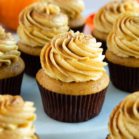 double pumpkin spice cupcakes featured image