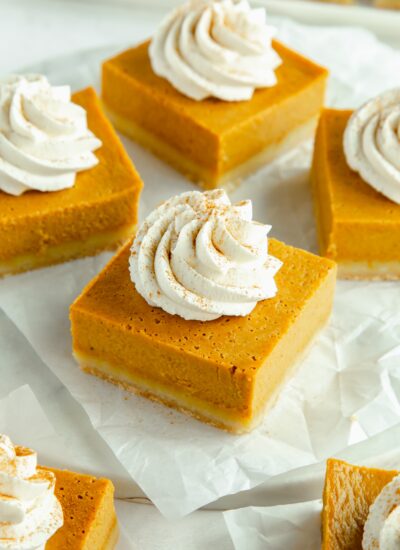 pumpkin pie bars featured image