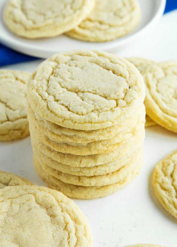 sugar cookies stack