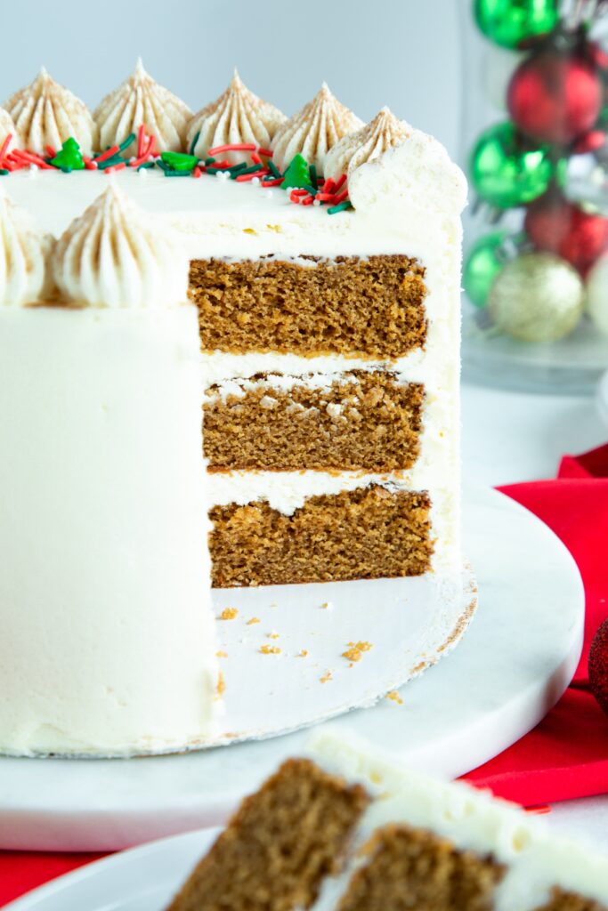 gingerbread cake cross section