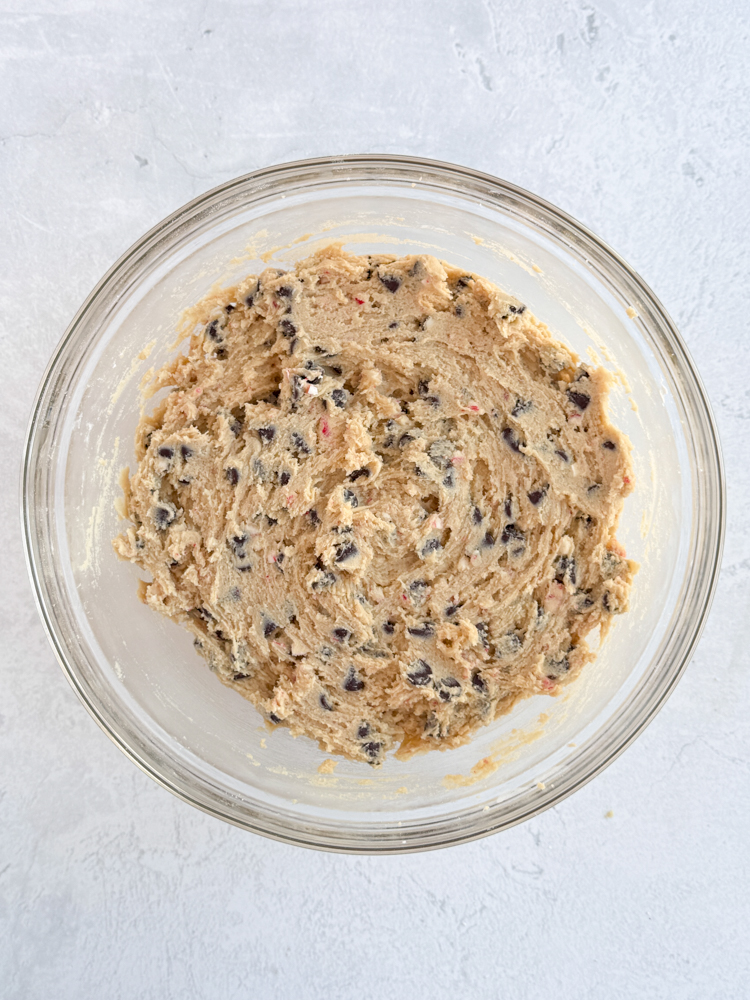 Chocolate peppermint cookie dough.