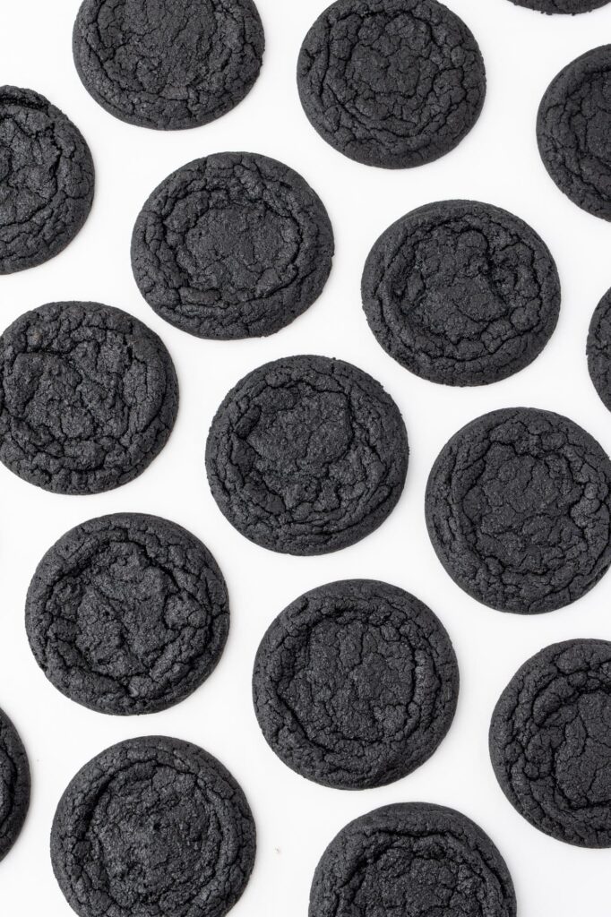 Black cocoa sugar cookies.