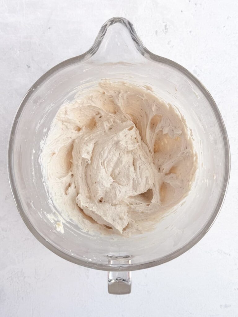 Whipped toasted marshmallow buttercream.
